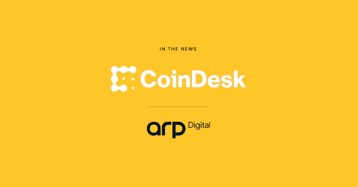 ARP Digital Quoted in CoinDesk on the Clarity Act Vote